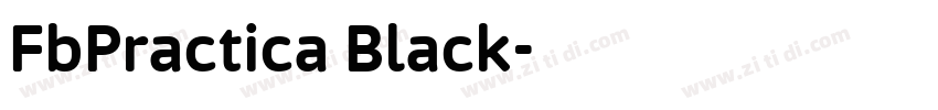 FbPractica Black字体转换